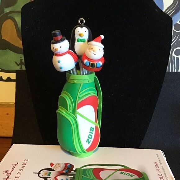 Ornament, ho ho hole in one By Hallmark 2018 - Picture 1 of 4